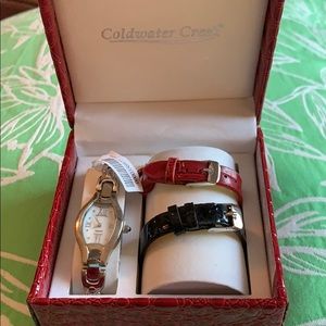 New Coldwater Creek Multi Strap Watch Set